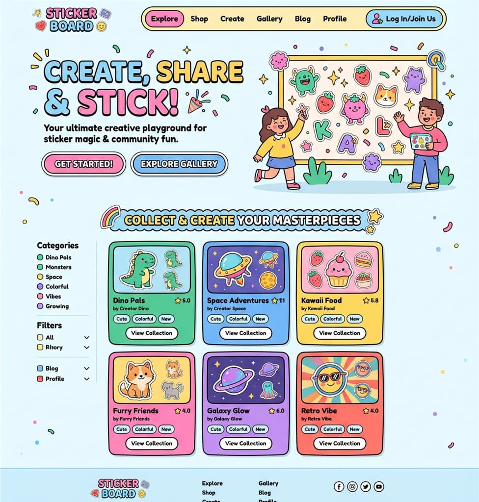 Sticker Board